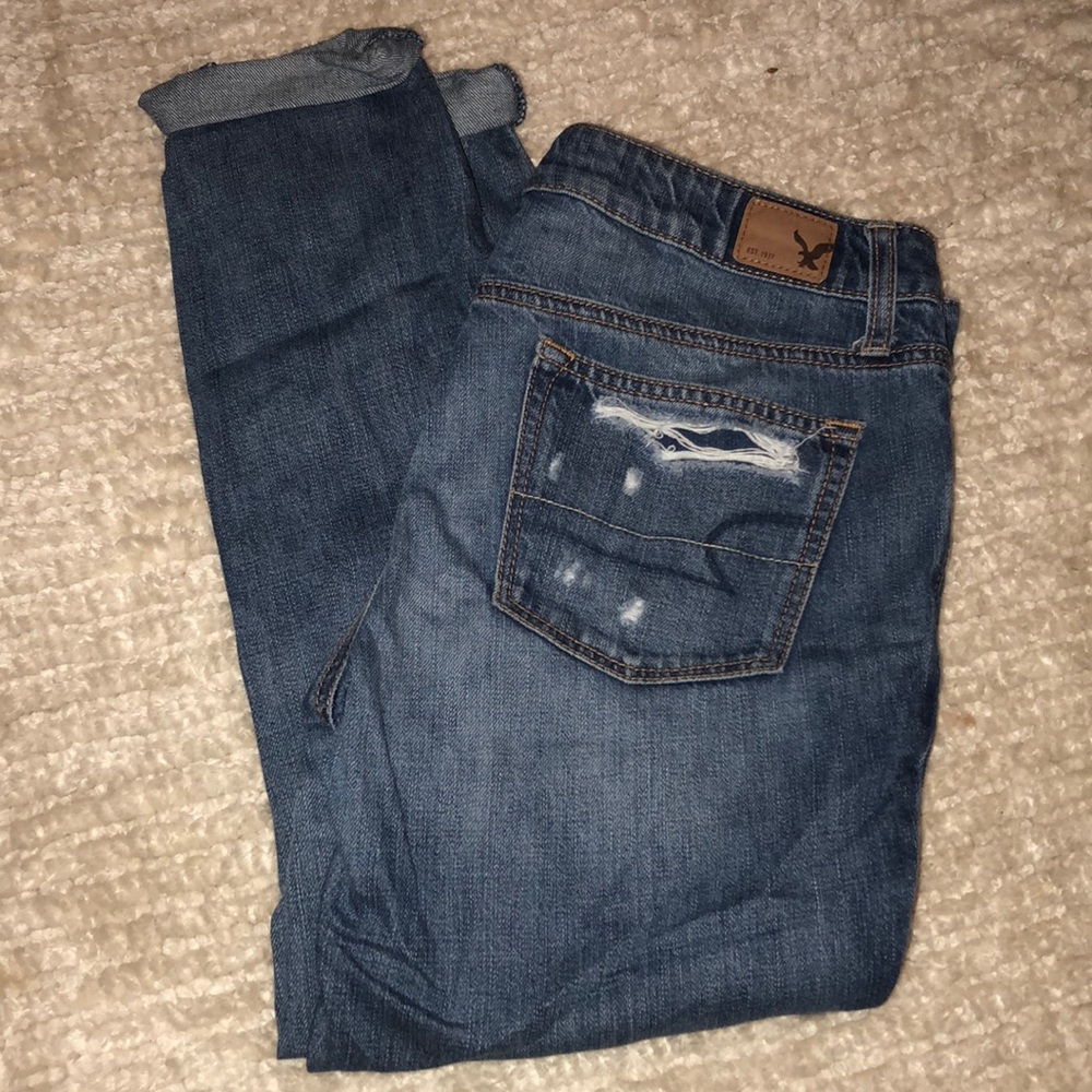 American Eagle boyfriend jeans 0